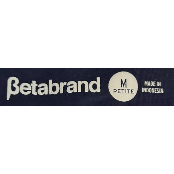 Betabrand Blue Pull On Dress Pants, Petite Size Medium - Picture 11 of 11